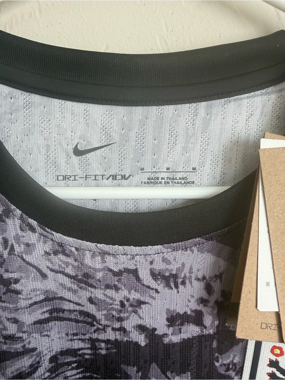 Nike England Football Jersey - Black & Gray Swirl